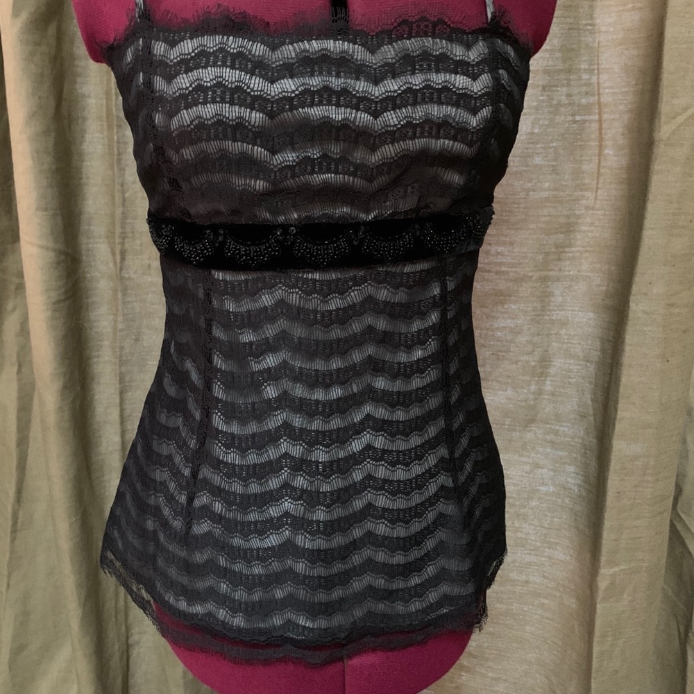 Ann Taylor lined black camisole (size 4)